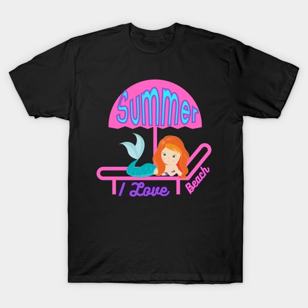 I love beach T-Shirt by Cachorro 26